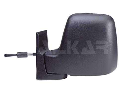 ALKAR 9264973 Wing mirror Left, Control: cable pull, Convex, for left-hand drive vehicles