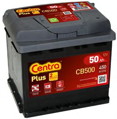 CENTRA CB500 Plus Batterie 12V 50Ah 450A B13 Bleiakkumulator