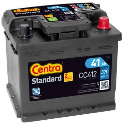 CENTRA Standard CC412 Battery 12V 41Ah 370A B13 Lead-acid battery