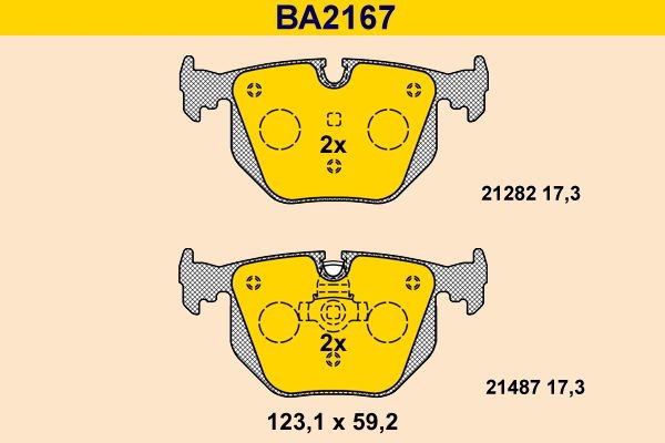 Great value for money - Barum Brake pad set BA2167