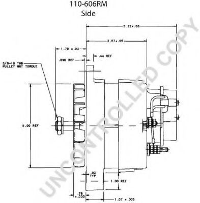 PRESTOLITE ELECTRIC 110-606 Alternators 12V, 65A, with transistorised regulator