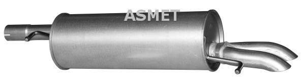 ASMET 04.076 Exhaust mounting kit 3B0 253 609 B