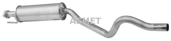 Original ASMET Middle exhaust 05.070 for OPEL ASTRA