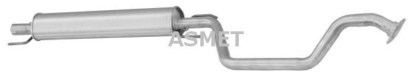 Original ASMET Middle exhaust pipe 05.159 for OPEL ZAFIRA