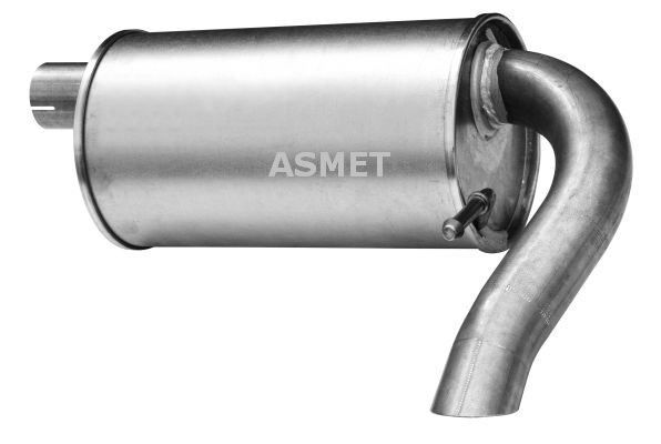 ASMET 07.174 Exhaust silencer VW SHARAN 2004 in original quality