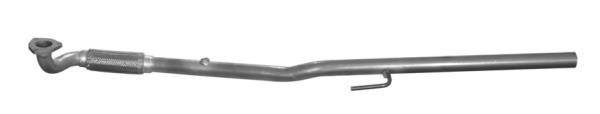 SBR-65 VEGAZ Exhaust pipes SAAB Length: 1610mm, Front
