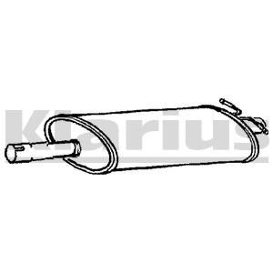 VEGAZ FS-380 FORD TRANSIT 1999 Middle exhaust pipe