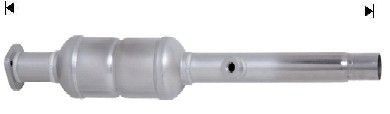 VEGAZ VK-322 Catalytic converter Euro 4, with attachment material, Length: 620 mm