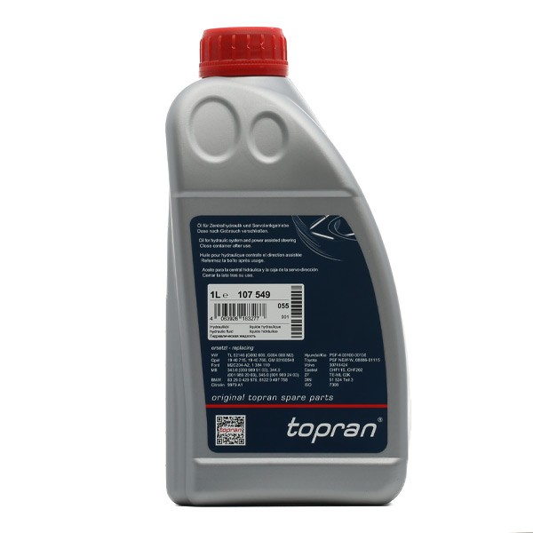 TOPRAN Central Hydraulic Oil 107 549