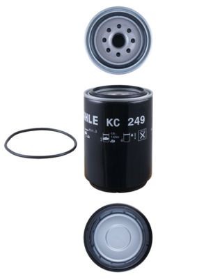 MAHLE ORIGINAL Fuel filter KC 249D suitable for MERCEDES-BENZ Citaro (O 530)