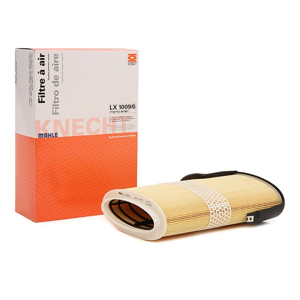MAHLE ORIGINAL LX 1009/6 Air filter 306,0mm, 86mm, 196,0, 159,0mm, Filter Insert