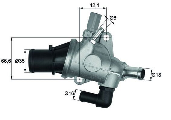 MAHLE ORIGINAL Hydraulic Filter, steering system HX 78