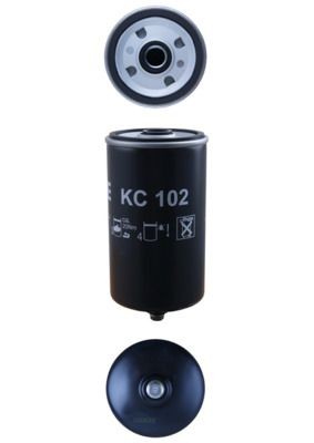 OEM-quality MAHLE ORIGINAL KC 102 Fuel filters