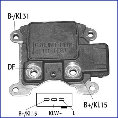 Ford MONDEO Alternator voltage regulator 3228662 HITACHI 130040 online buy