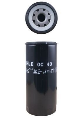 MAHLE ORIGINAL Oil filter OC 40