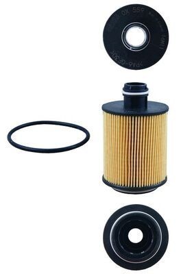 Oil filter OX 559D from MAHLE ORIGINAL