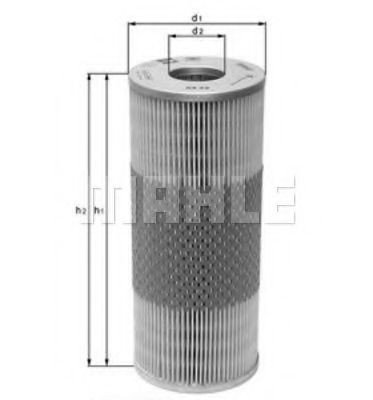 77019664 MAHLE ORIGINAL OX60 Oil filter 5011506