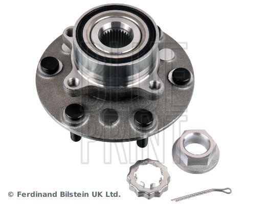 BLUE PRINT ADC48253 Wheel bearing kit Front Axle, Wheel Bearing integrated into wheel hub, with wheel hub, 86 mm, Tapered Roller Bearing