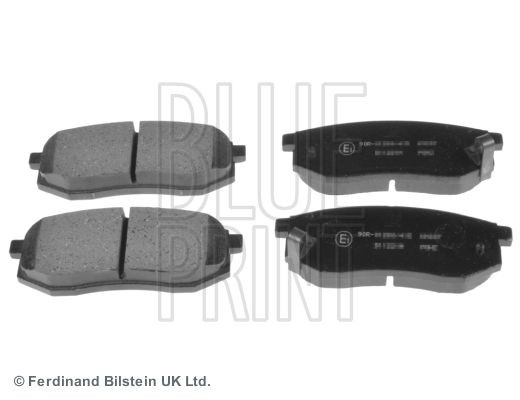 BLUE PRINT ADG042104 Brake pad set Rear Axle, with acoustic wear warning