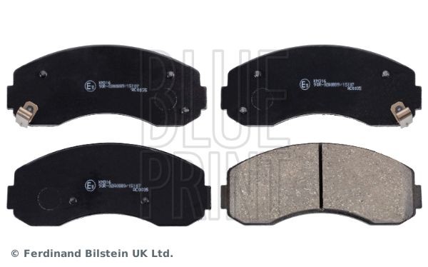 BLUE PRINT ADG04293 Brake pad set Front Axle, with acoustic wear warning