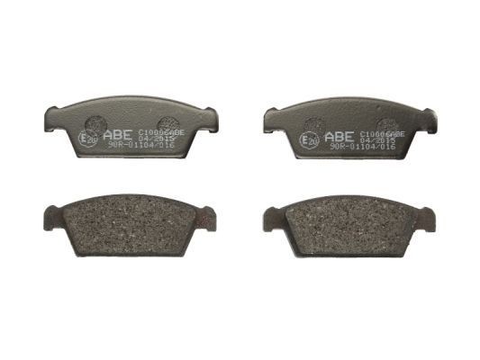 ABE C10006ABE Brake pad set Front Axle, not prepared for wear indicator