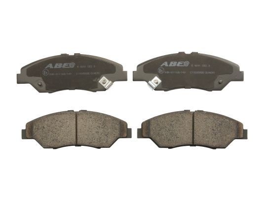 ABE C10305ABE Brake pad set Front Axle, not prepared for wear indicator
