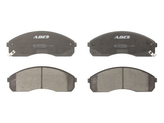 ABE C10316ABE Brake pad set Front Axle, with acoustic wear warning