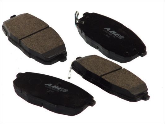 ABE C10321ABE Brake pad set Front Axle, incl. wear warning contact
