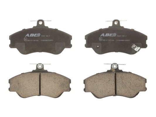 ABE C10500ABE Brake pad set Front Axle, not prepared for wear indicator