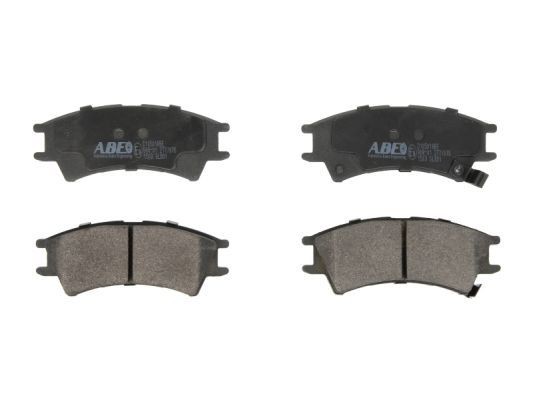 ABE C10501ABE Brake pad set Front Axle, with acoustic wear warning