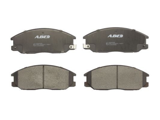 ABE C10509ABE Brake pad set Front Axle, with acoustic wear warning