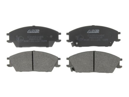 ABE C10522ABE Brake pad set Front Axle, with acoustic wear warning