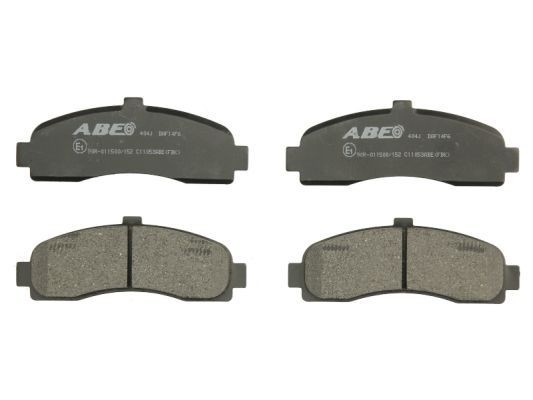 ABE C11053ABE Brake pad set Front Axle, not prepared for wear indicator