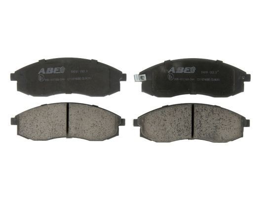 ABE Front Axle, not prepared for wear indicator Height: 51,3mm, Width: 151,3mm, Thickness: 16,5mm Brake pads C11074ABE buy