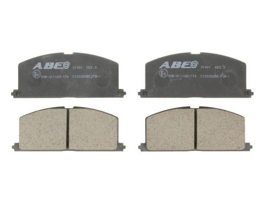 ABE C12035ABE Brake pad set 04491 20380