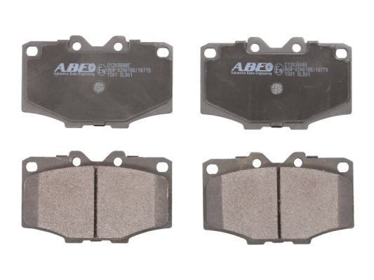 ABE Set of brake pads rear and front TOYOTA Hilux IV Pickup new C12036ABE