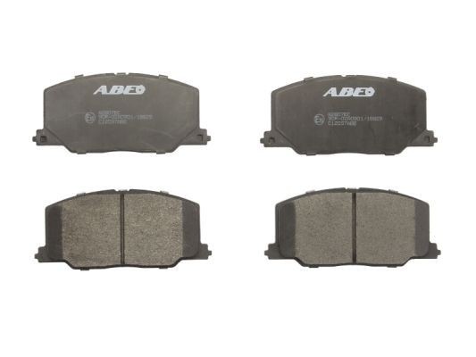 ABE C12037ABE Brake pad set Front Axle, not prepared for wear indicator