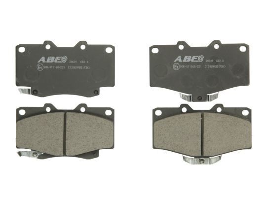 ABE C12089ABE Brake pad set Front Axle, with acoustic wear warning