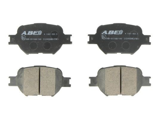 ABE C12092ABE Brake pad set Front Axle, not prepared for wear indicator