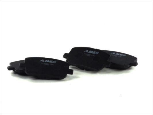 ABE C12099ABE Brake pad set Front Axle, not prepared for wear indicator, excl. wear warning contact
