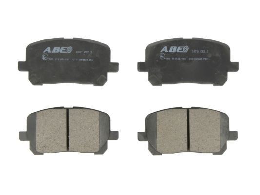 ABE C12102ABE Brake pad set Front Axle, not prepared for wear indicator
