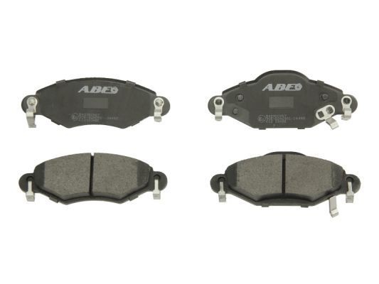 ABE C12103ABE Brake pad set Front Axle, with acoustic wear warning