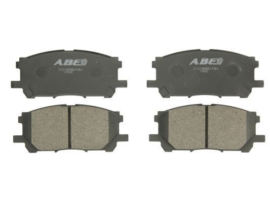 ABE C12108ABE Brake pad set Front Axle, excl. wear warning contact