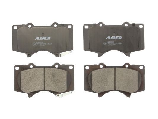 ABE C12111ABE Brake pad set Front Axle, with acoustic wear warning