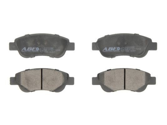 ABE C12112ABE Brake pad set Front Axle, not prepared for wear indicator