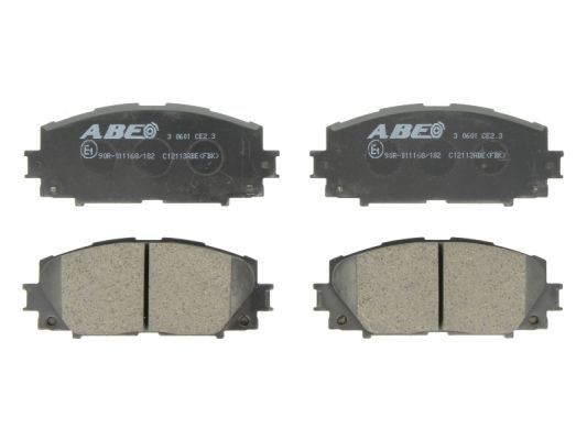 ABE C12113ABE Brake pad set Front Axle, not prepared for wear indicator