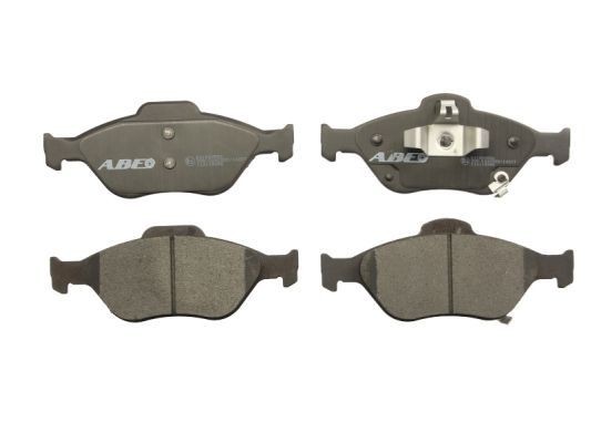 ABE C12118ABE Brake pad set Front Axle, with acoustic wear warning