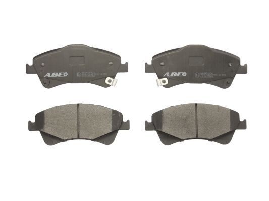 ABE C12123ABE Brake pad set Front Axle, with acoustic wear warning