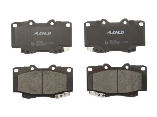 ABE C12130ABE Brake pad set Front Axle, with acoustic wear warning