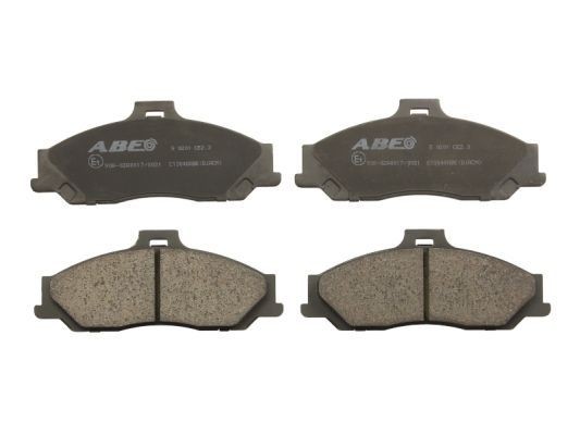 ABE C13048ABE Brake pad set Front Axle, not prepared for wear indicator